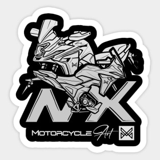 honda nx motorcycle Sticker